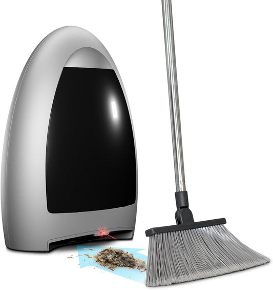 Eyevac Home Vacuum Automatic Dustpan - No more having to bend over to pick up floor debris 